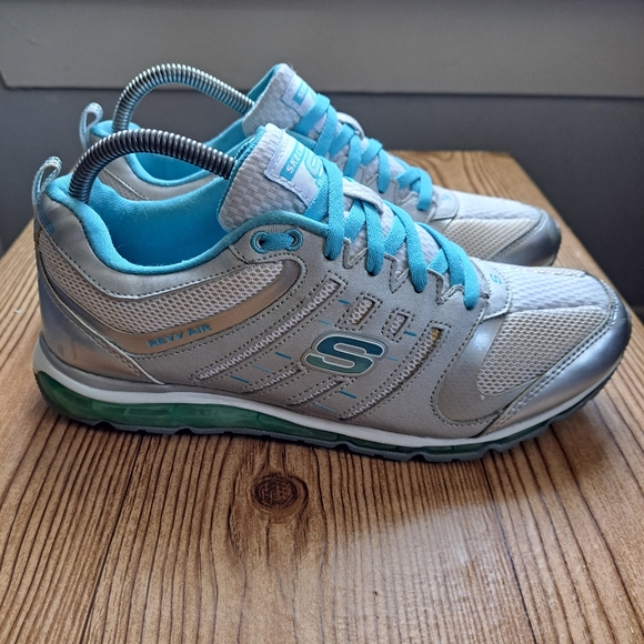 Skechers Revv Air Cross Trainer Sz 10 Wht B (SN 12266) Running shoes - Picture 7 of 12